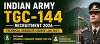 🇮🇳 Indian Army TGC Recruitment: Applications Open for Technical Graduate Course (TGC)